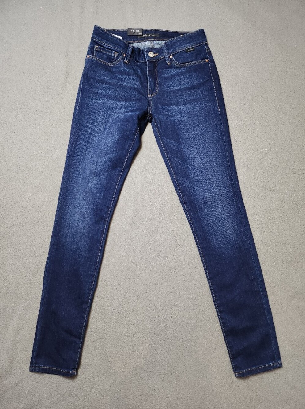 Nwt Mavi Adriana Jeans Mid Rise Super Skinny Sz 25
